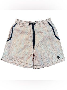 Jr. Swim boys swim trunks - size 8 - Geometric Orange  Print